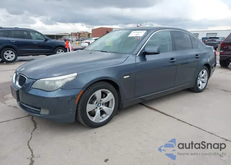 2008 BMW 528I из США, поврежденный, VIN WBANU53568C113554
